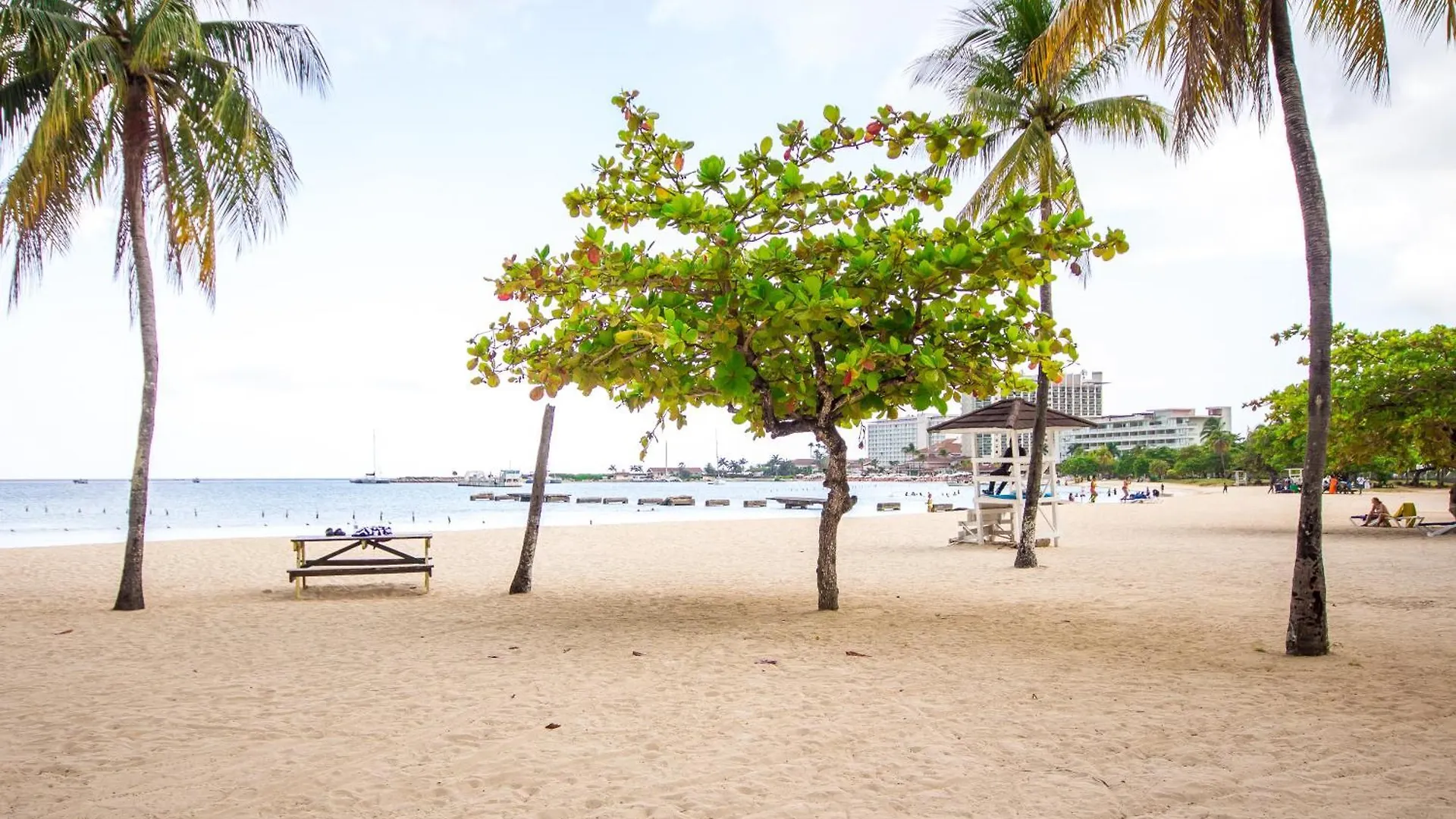 Heart Of Ocho Rios-Free Beach Acess-King Bed-Pool-Free Parking-Gated Complex-Free Wifi 100Mbps דירה